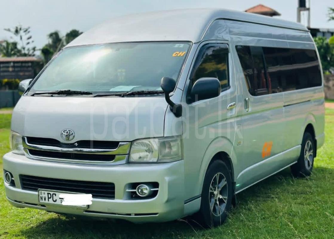Toyota Hiace 2008 - பயன்படுத்தப்பட்டது வேன் sale in Sri Lanka - patpat.lk