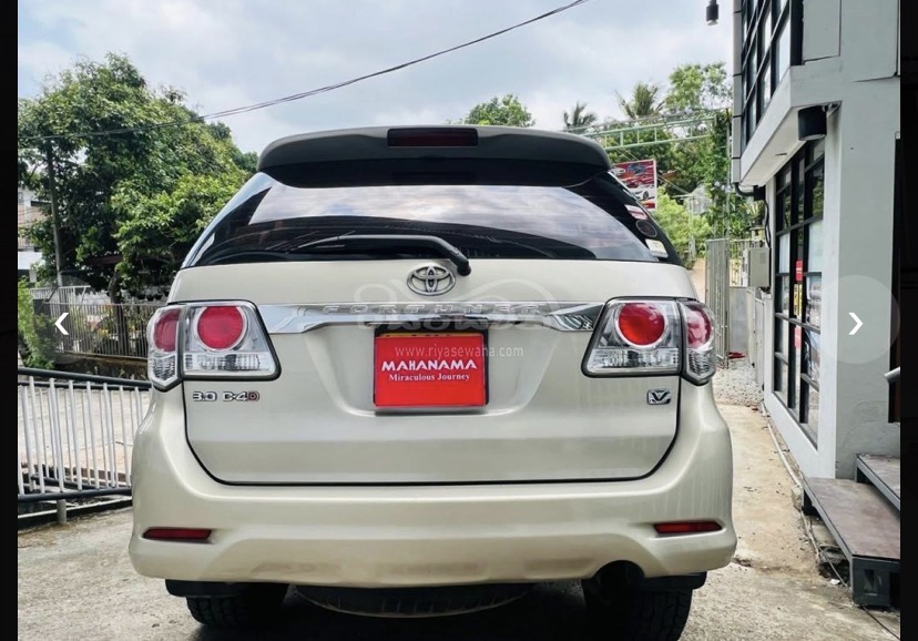 Toyota Fortuner 2013 - Used SUV sale in Sri Lanka - patpat.lk