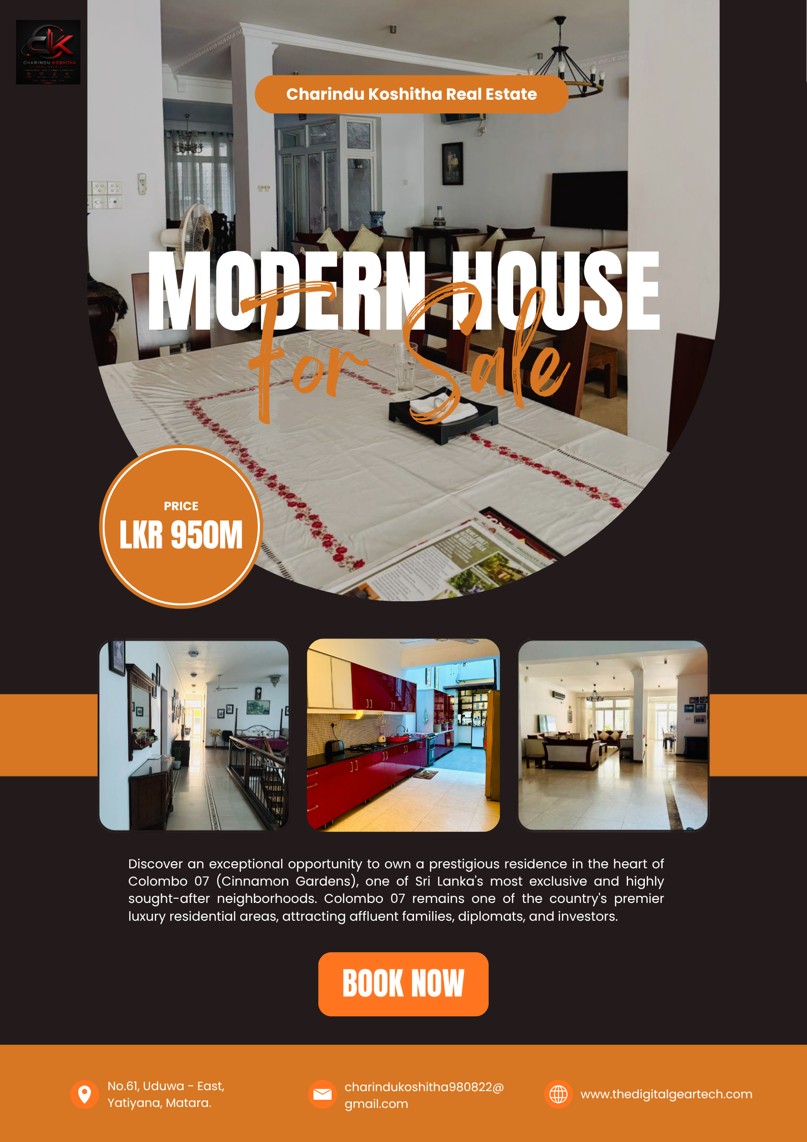 House for Sale in Cinnamon Garden (Colombo 07)