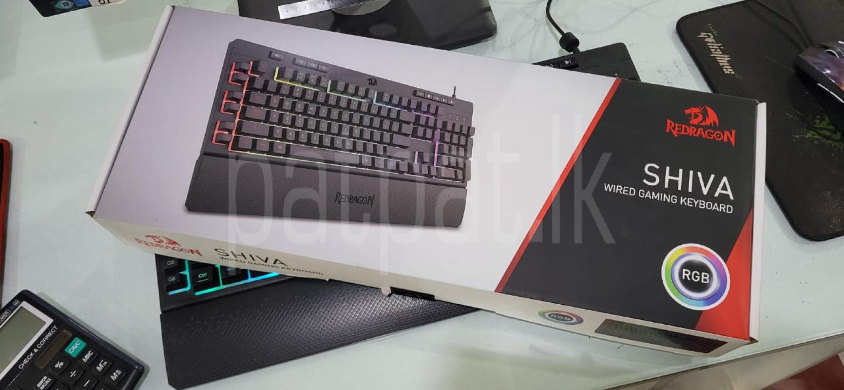 with warranty REDRAGON K512 SHIVA RGB Membrane Gaming Keyboard