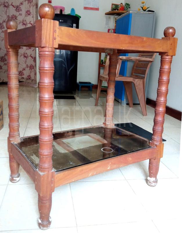 Double Shelf Side Table / TV Stand ads-image-1