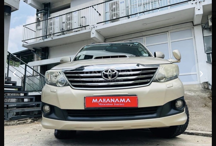 Toyota Fortuner 2013 - Used SUV sale in Sri Lanka - patpat.lk