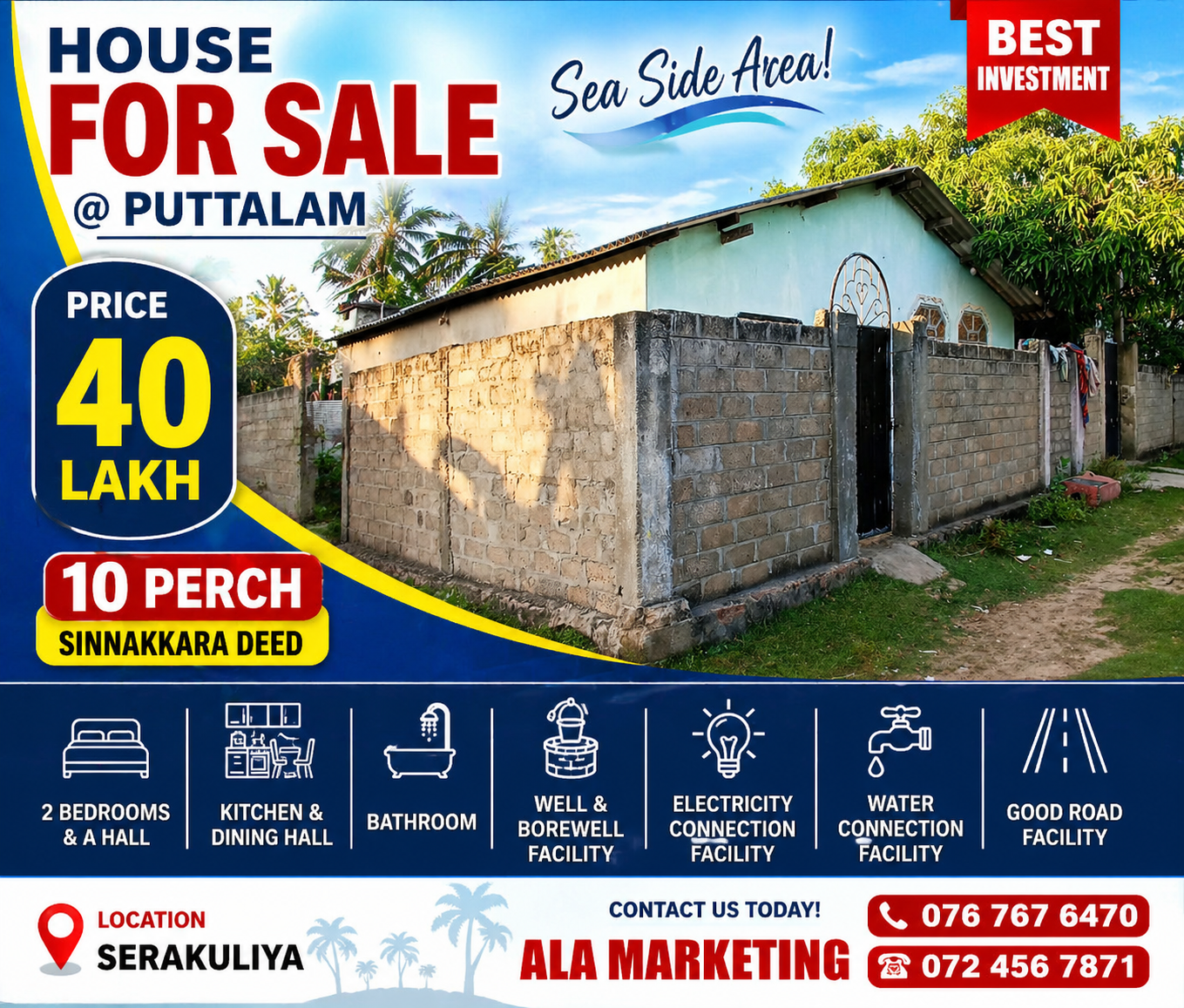 House for Sale in Puttalam