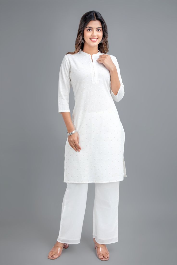 White kurthi