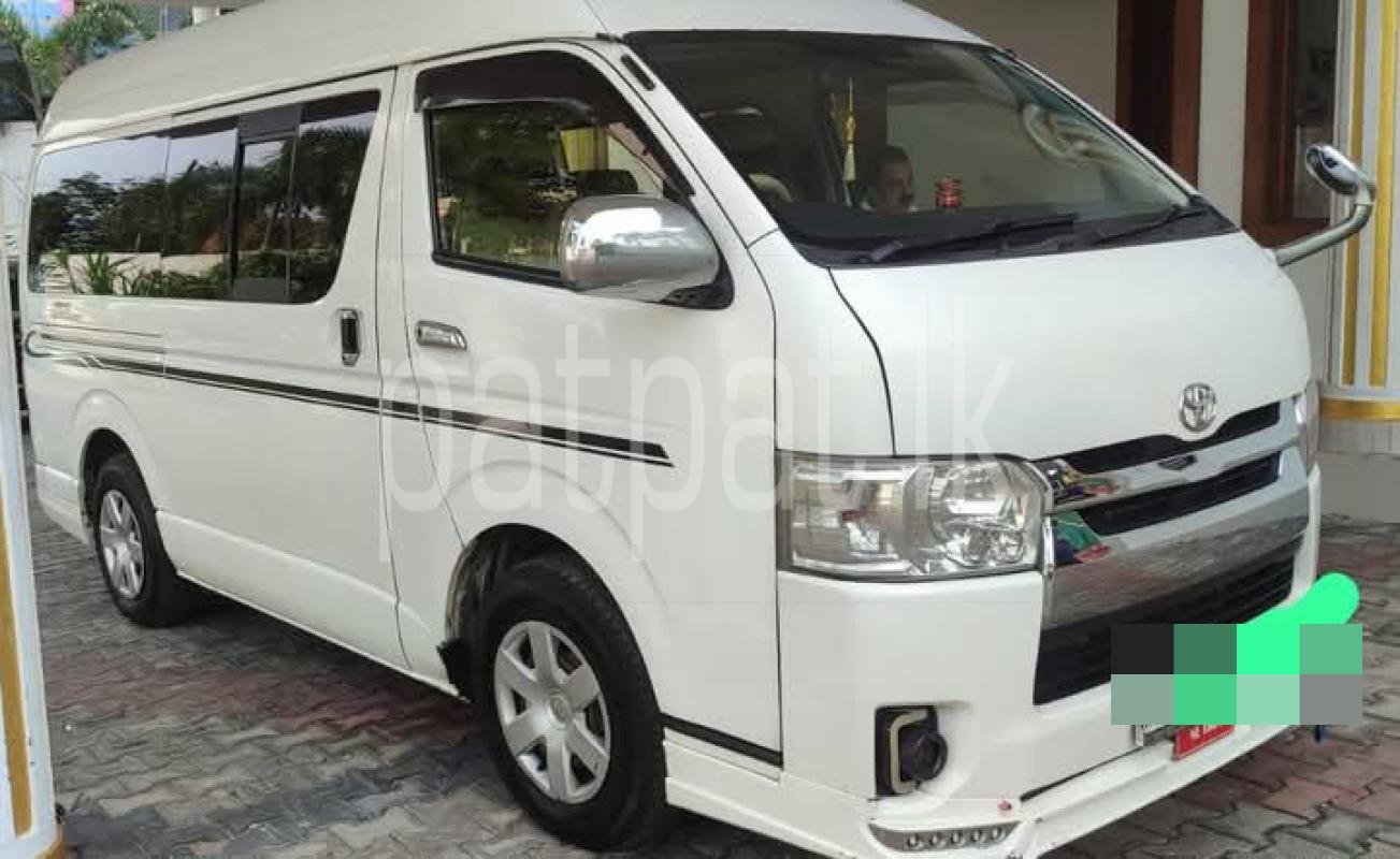 Toyota Hiace 2012 - பயன்படுத்தப்பட்டது வேன் sale in Sri Lanka - patpat.lk