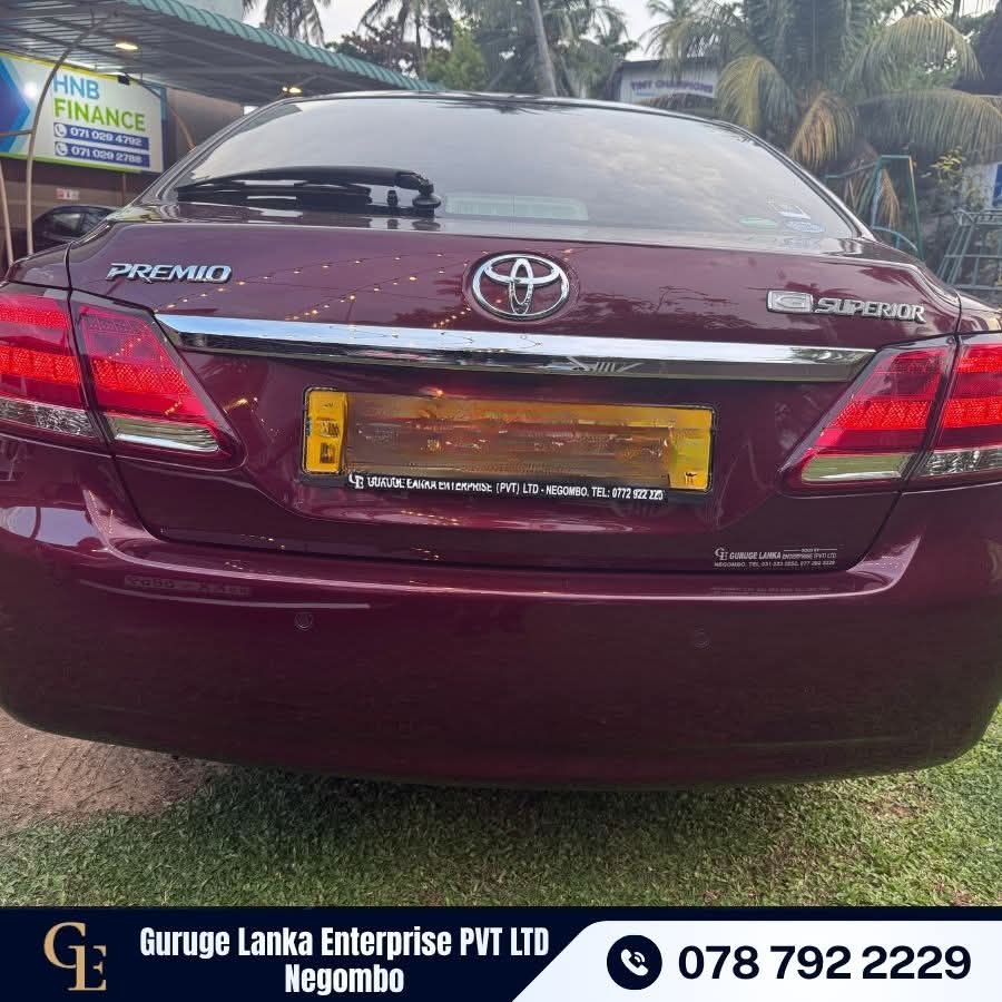 Toyota Premio 2017 - பயன்படுத்தப்பட்டது கார் sale in Sri Lanka - patpat.lk