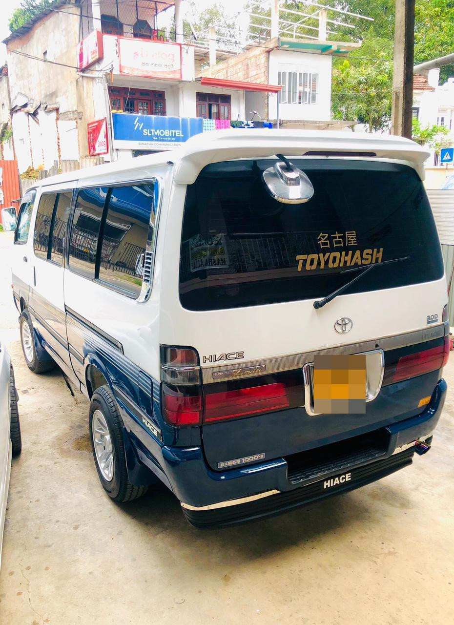 Toyota Hiace 1998 - භාවිතා කරන ලද වෑන් රථය sale in Sri Lanka - patpat.lk