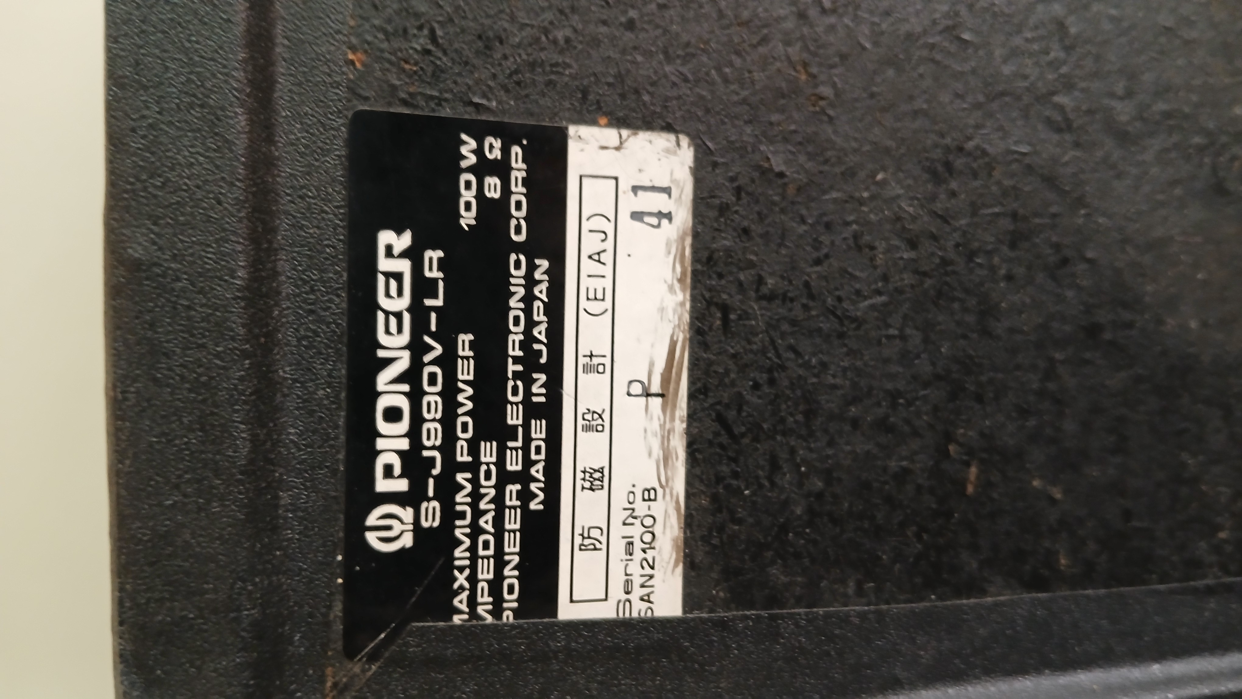 Pioneer Speaker Buffel