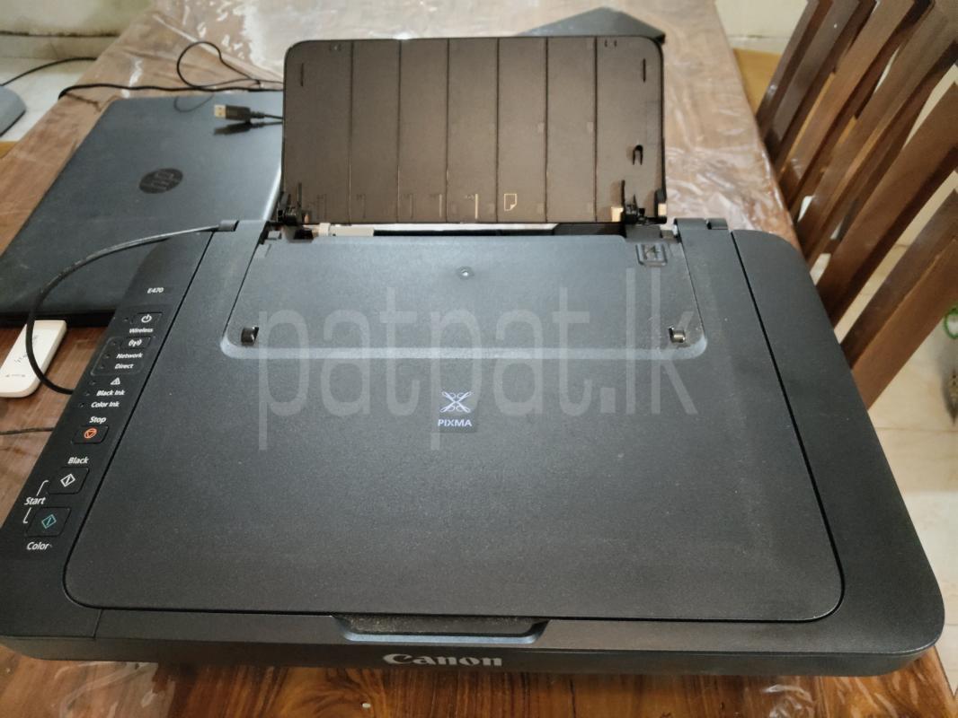 Canon Pixma E470 Wireless (Print | Scan | Copy) All-In-One Inkjet Printer ads-image-1