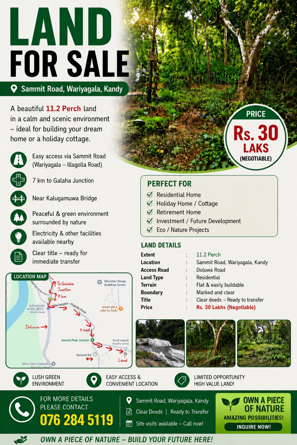 Residential Land for Sale in Peradeniya