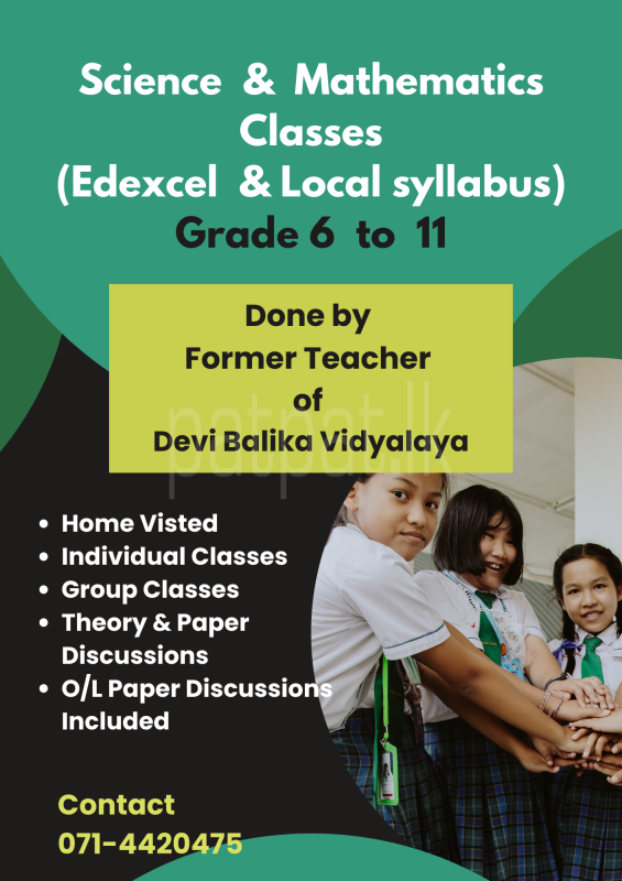 0/L Mathematics/ Science Classes