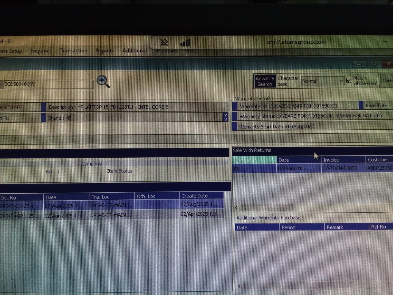 HP Laptop 15-fd1228TU - 3 Year Abans Warranty - Sealed Pack