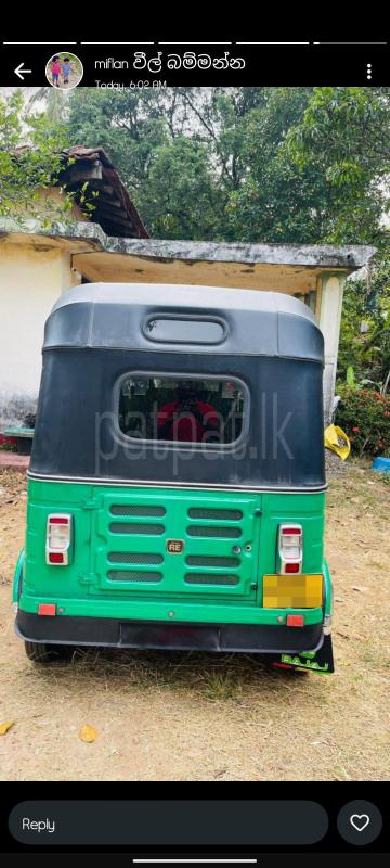 Bajaj Three Wheel 2008 - භාවිතා කරන ලද ත්‍රිරෝද රථය sale in Sri Lanka - patpat.lk