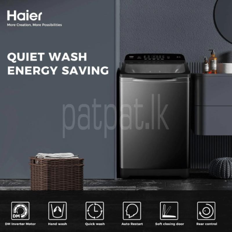 Haier 12Kg Inverter Top Loader Fully Automatic Washing Machine