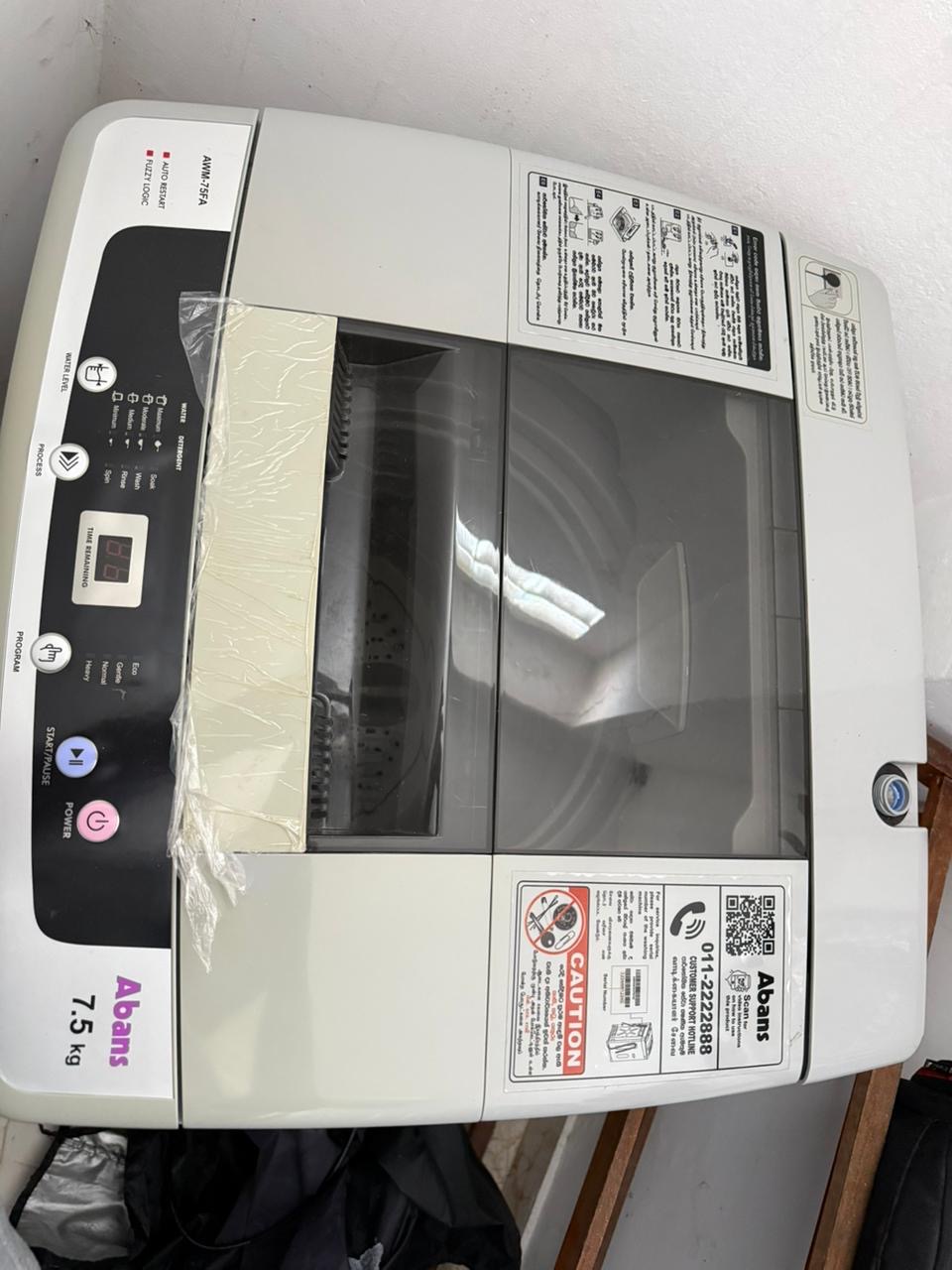 Abans 7.5Kg Fully Auto Washing Machine