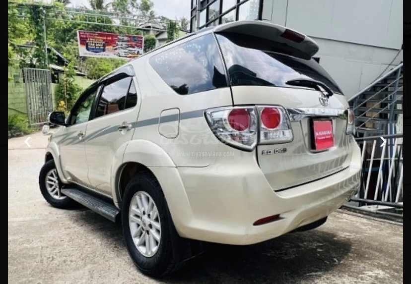 Toyota Fortuner 2013 - Used SUV sale in Sri Lanka - patpat.lk