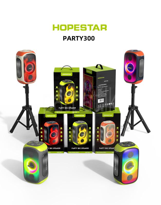 Hopestar Party 300 Karaoke Speakers with Mic (80W) ads-image-1