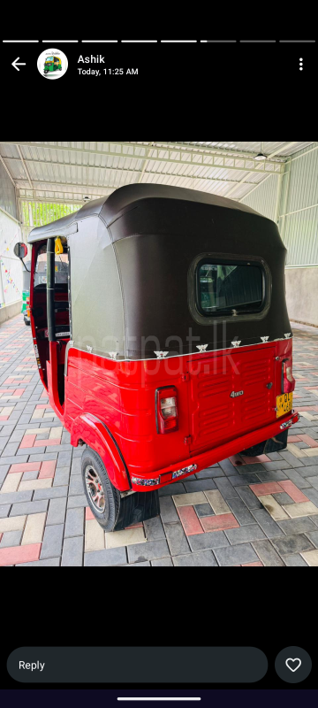 Bajaj Three Wheel 2006 - பயன்படுத்தப்பட்டது முச்சக்கர வண்டி sale in Sri Lanka - patpat.lk