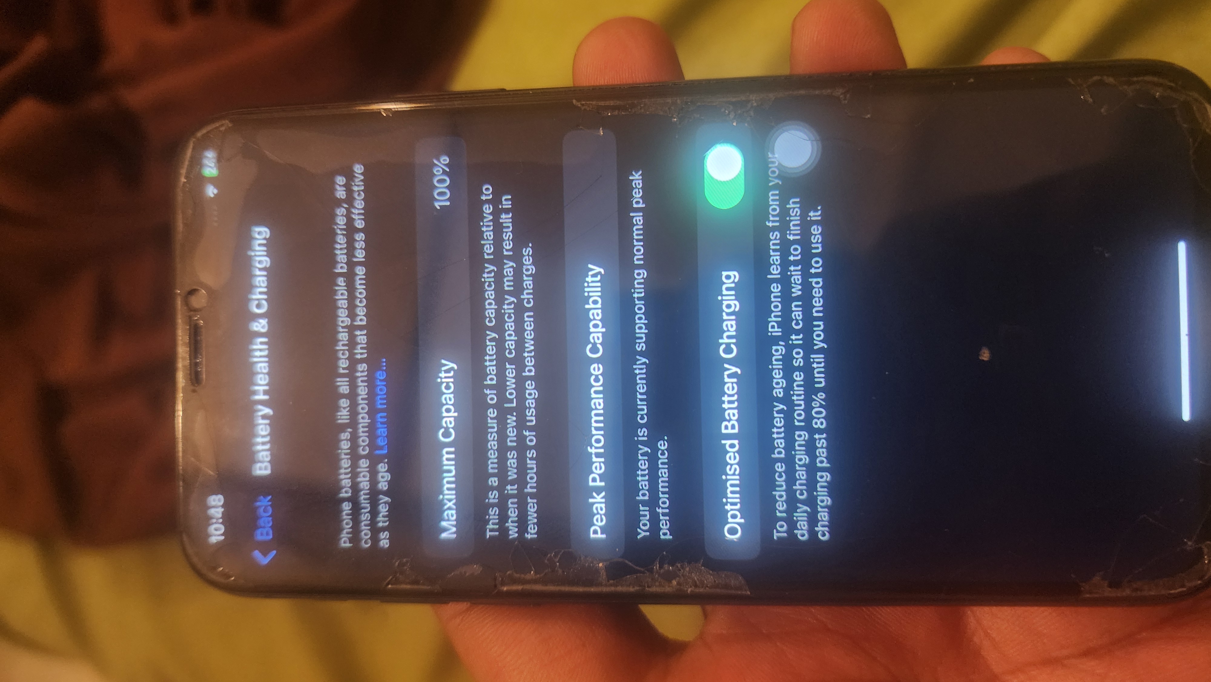IPhone x 254gb