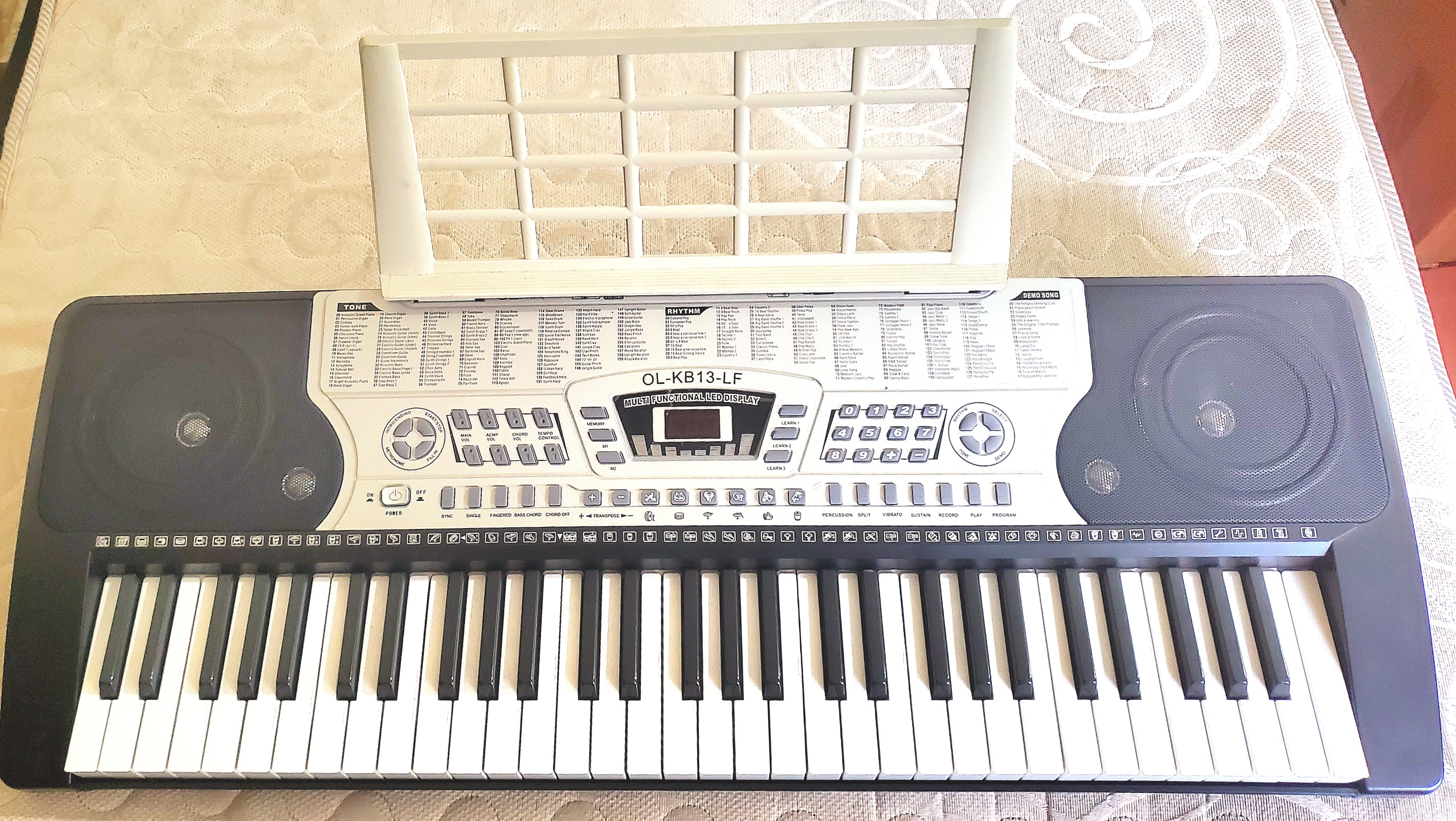 OLAN OL-KB13-LF 61-Key Multifunctional Electronic Keyboard (Organ)
