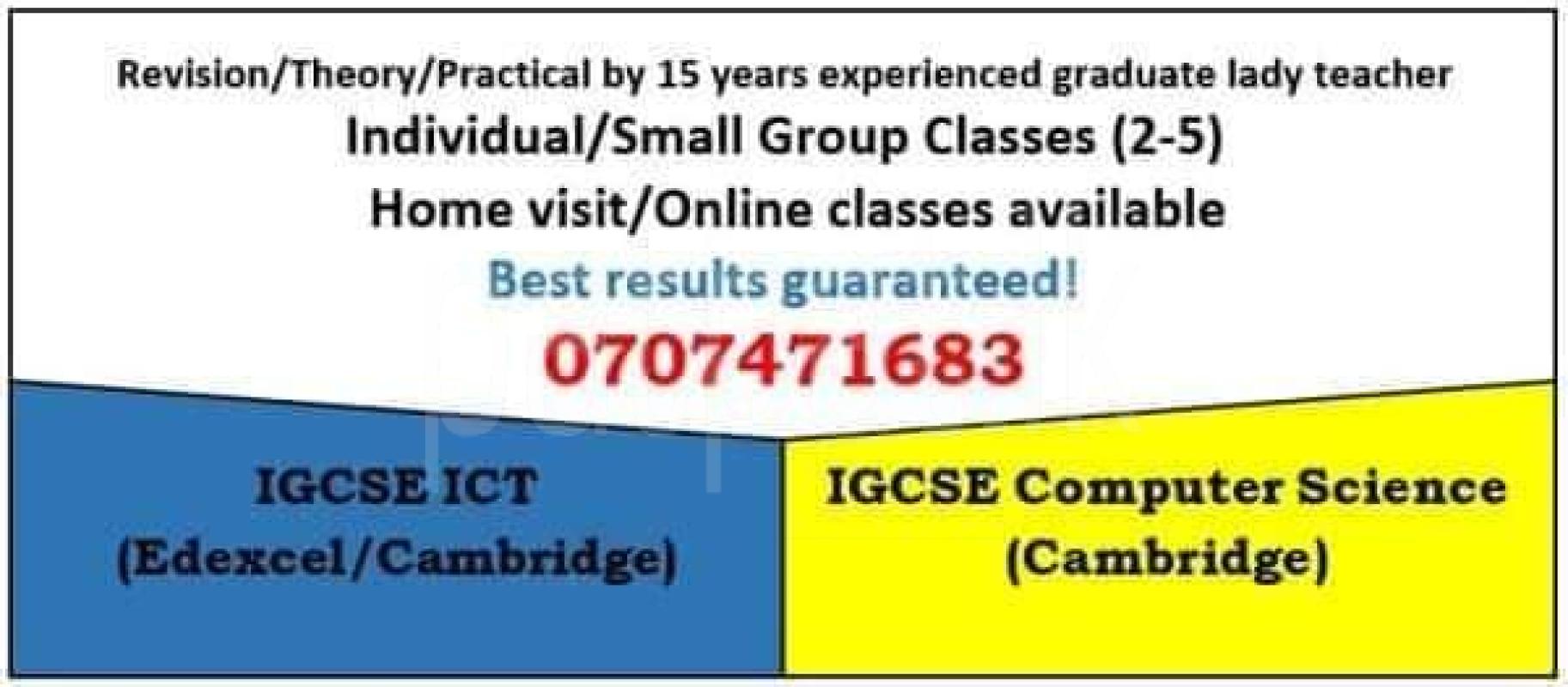 ICT/Computer Science Tuition
