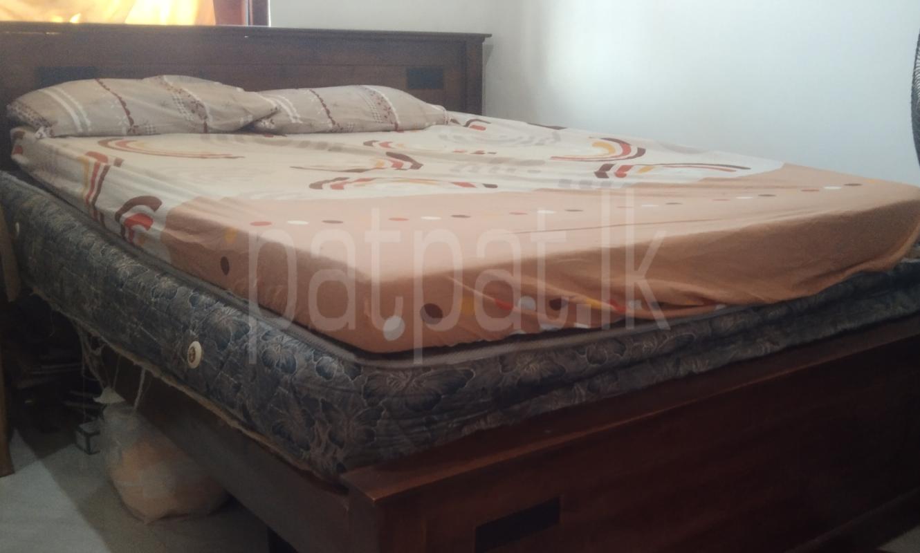 TEAK QUEEN SIZED BED FOR SALE!