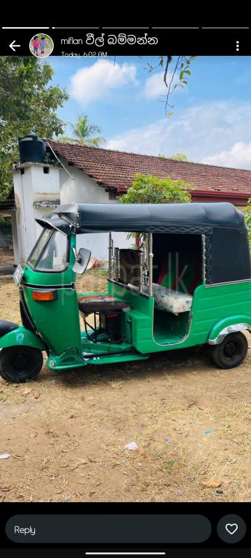 Bajaj Three Wheel 2008 - භාවිතා කරන ලද ත්‍රිරෝද රථය sale in Sri Lanka - patpat.lk