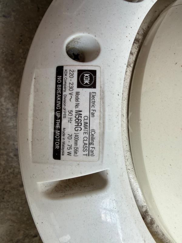Used KDK fans for sale
