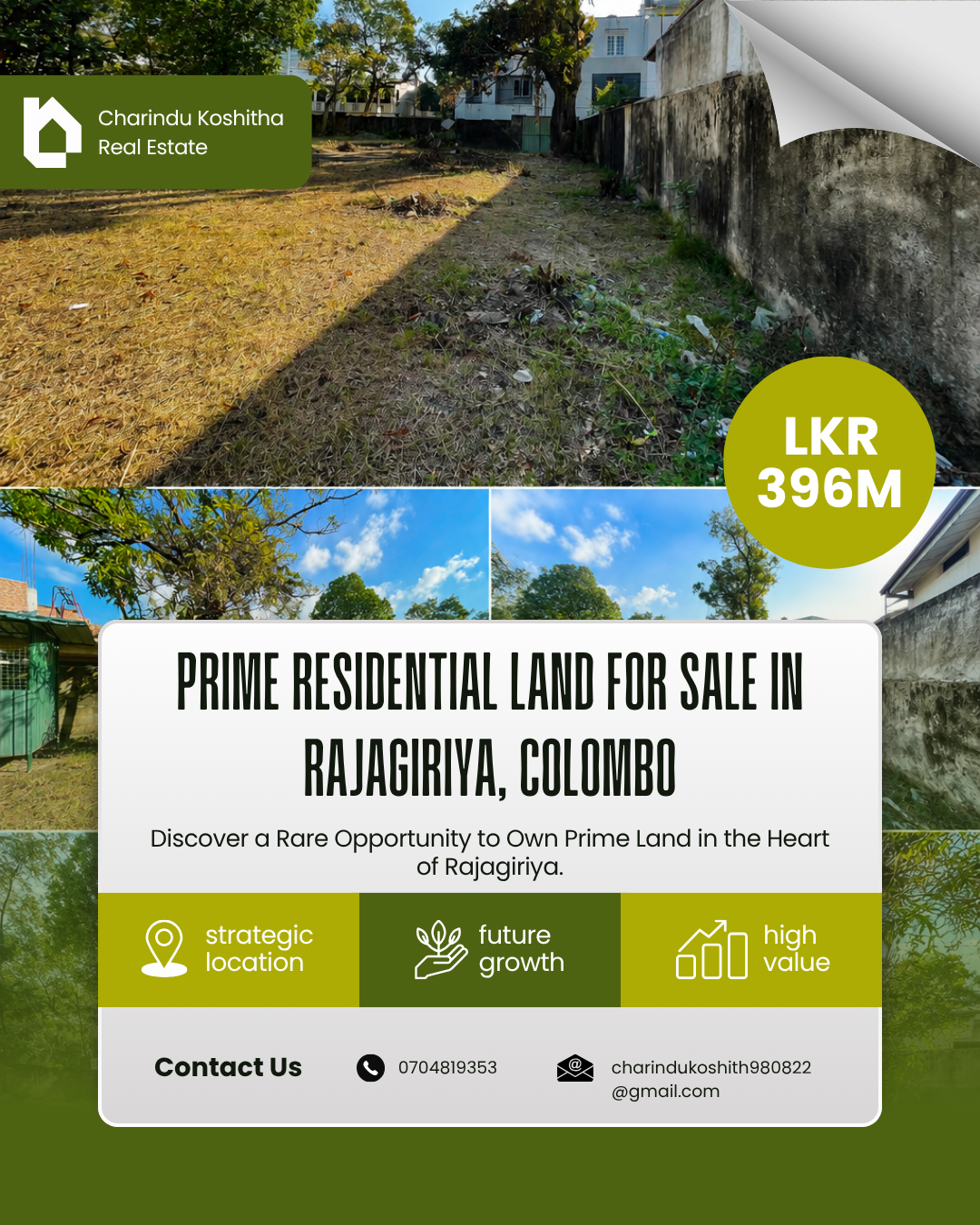 Residential Land for Sale in Rajagiriya
