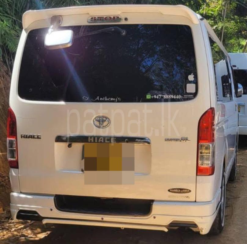 Toyota Hiace 2012 - மறுசீரமைக்கப்பட்டது வேன் sale in Sri Lanka - patpat.lk