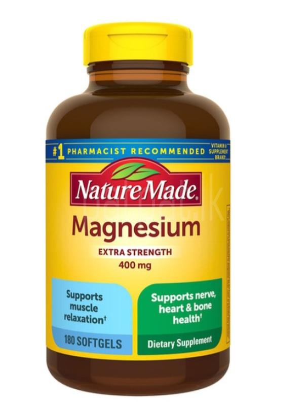 Nature Made Extra-Strength Magnesium 400 mg - 180 Softgels ads-image-1