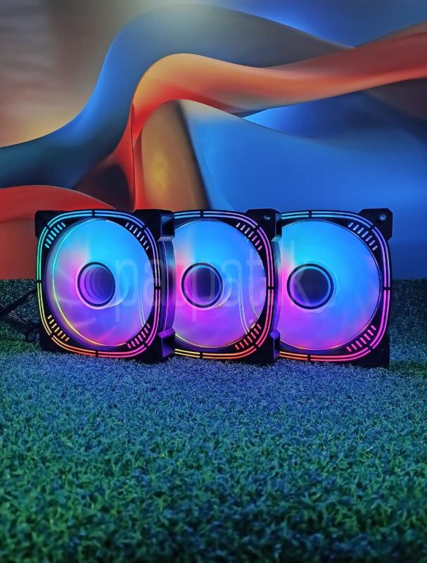 RGB Colour Auto Changing RGB Case Cooling Fans