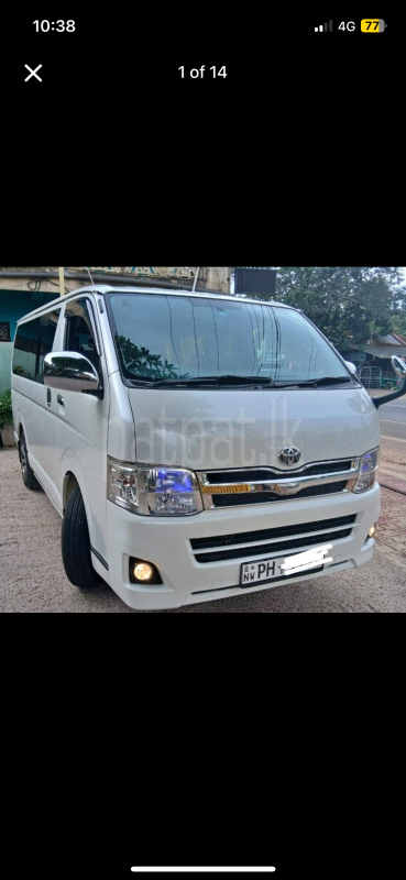 Toyota Hiace 2011 - பயன்படுத்தப்பட்டது வேன் sale in Sri Lanka - patpat.lk