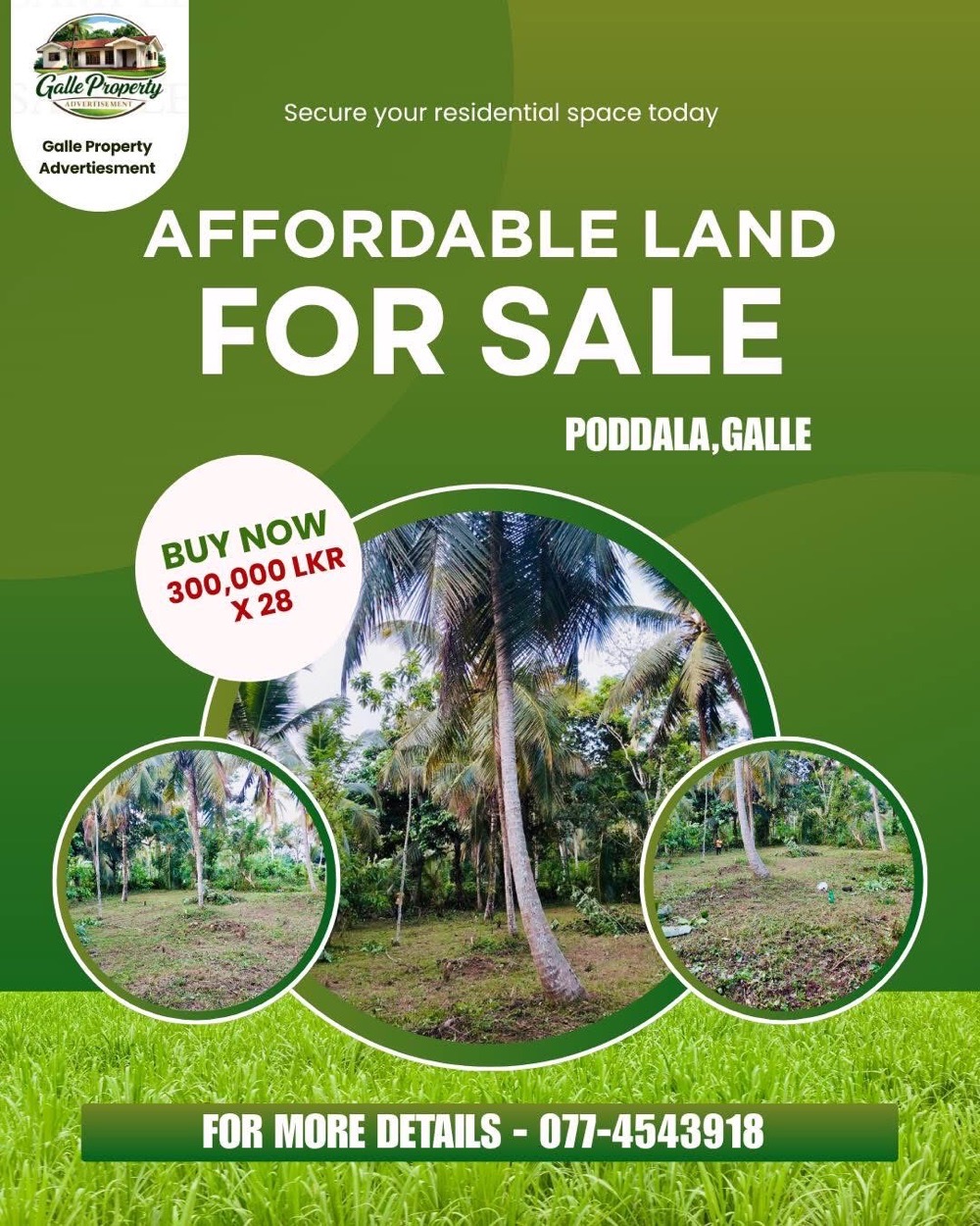 Agricultural Land for Sale in Poddala