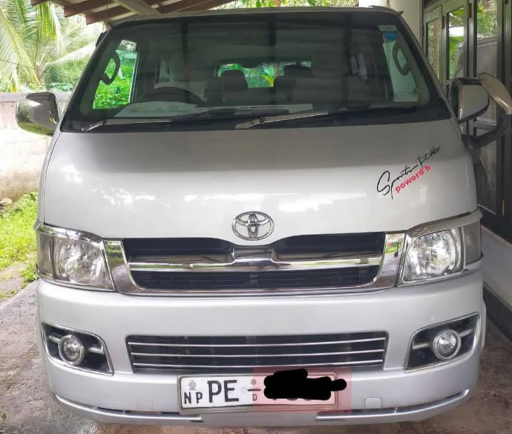 Toyota Hiace 2008 - பயன்படுத்தப்பட்டது வேன் sale in Sri Lanka - patpat.lk