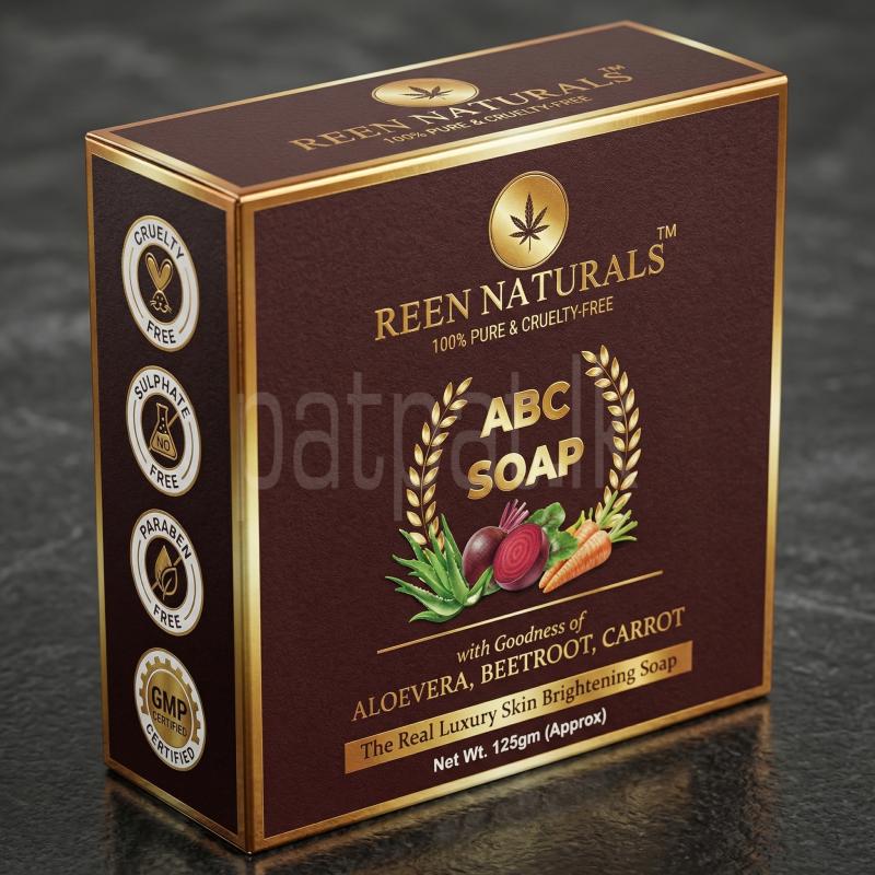 REEN Naturals ABC Soap – Apple Beetroot Carrot Skin Brightening Soap ads-image-1
