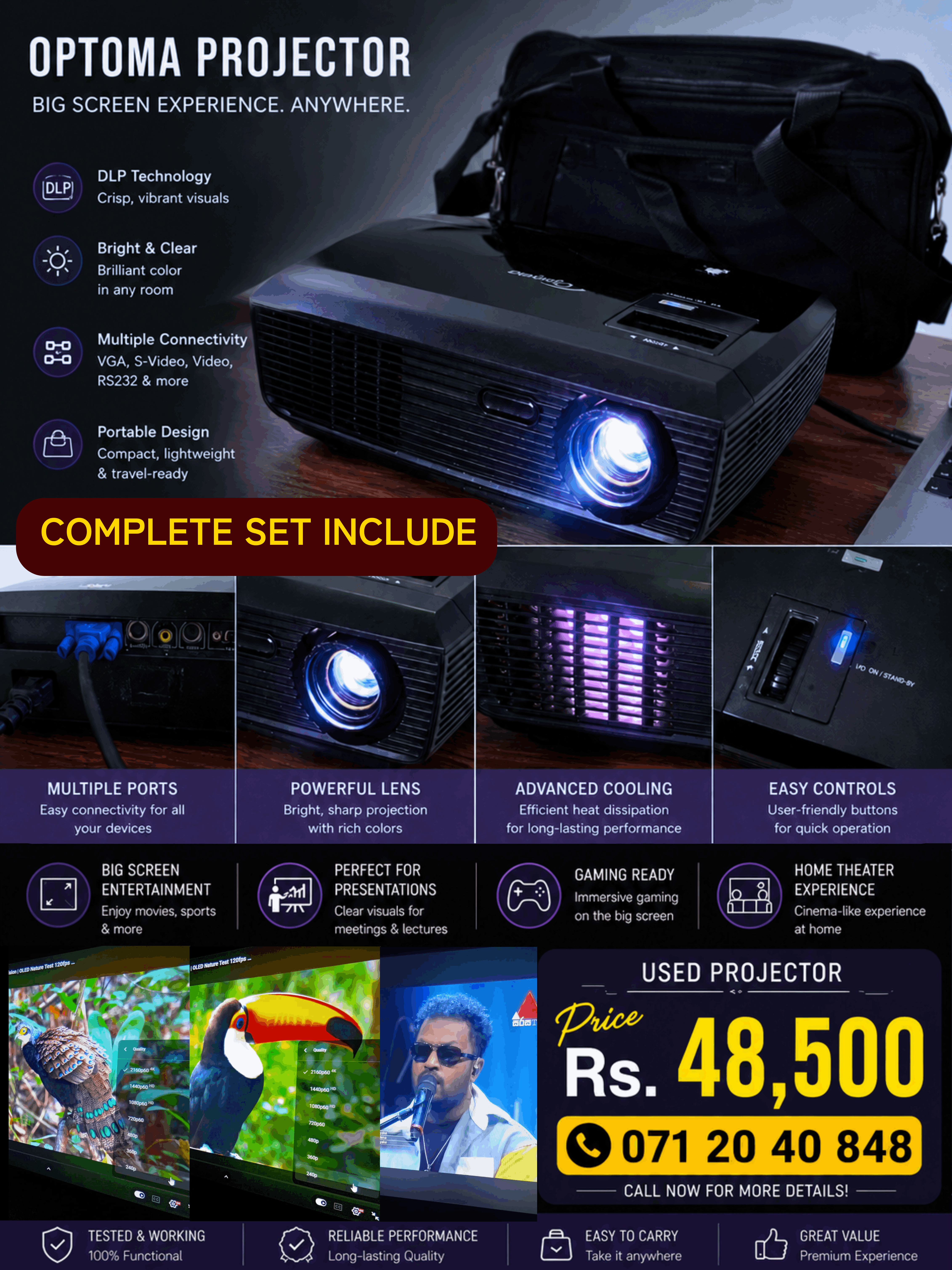 Optima Projector ( DLP )