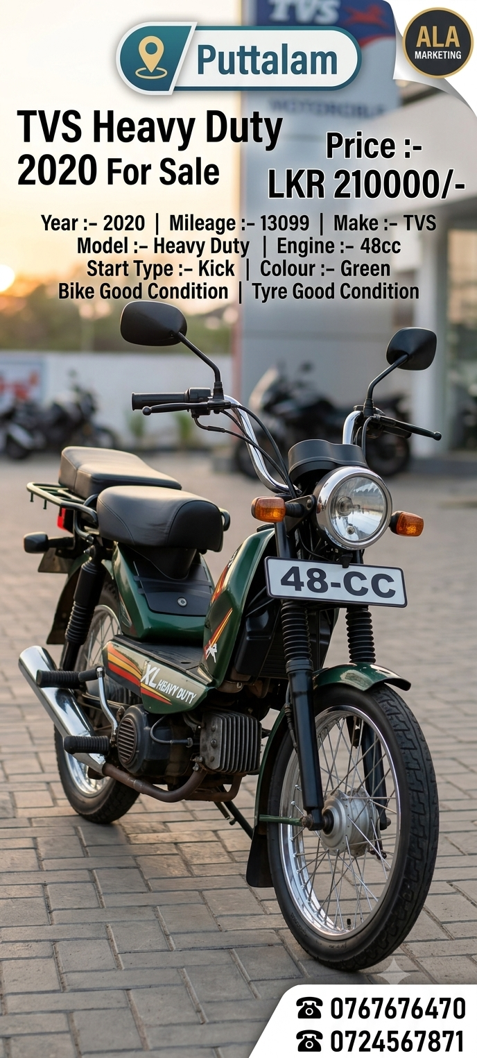 TVS XL Super 2020 - பயன்படுத்தப்பட்டது பைக் sale in Sri Lanka - patpat.lk