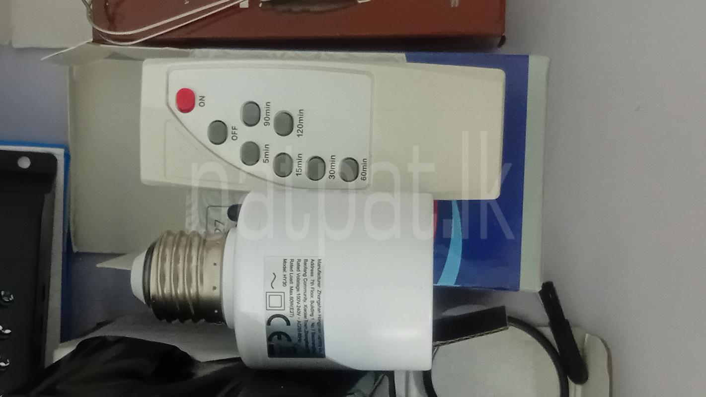 Remote Control bulb holder with Built In Timing Function