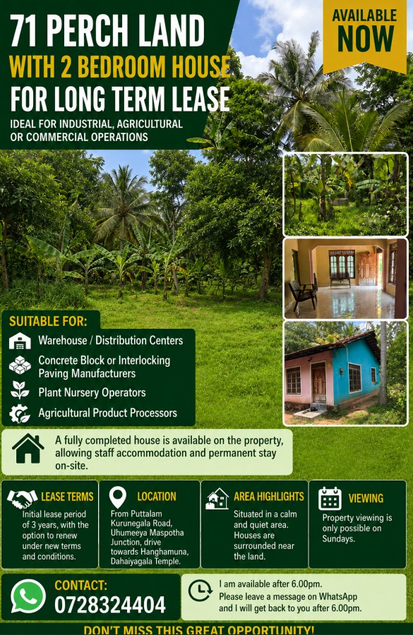 Residential Land for Rent in Wariyapola ads-image-1