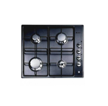 ELBA 60cm Hob 4 Gas Burner with Safety – Black ES60-400BKE