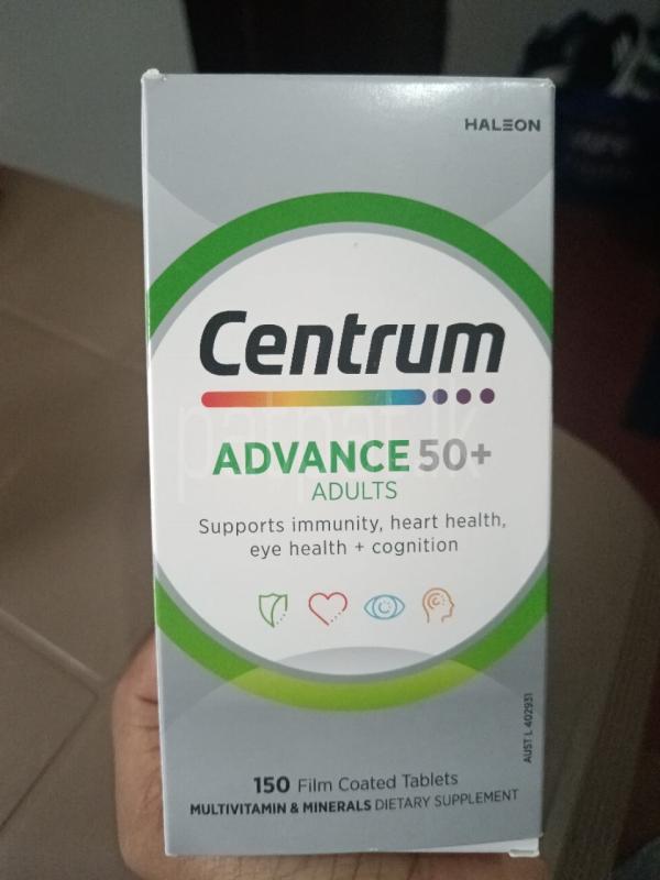 Centrum Advance 50+ Adults – 150 Film Coated Tablets