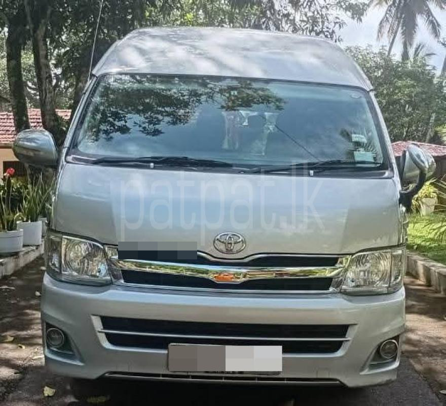 Toyota Hiace 2012 - பயன்படுத்தப்பட்டது வேன் sale in Sri Lanka - patpat.lk
