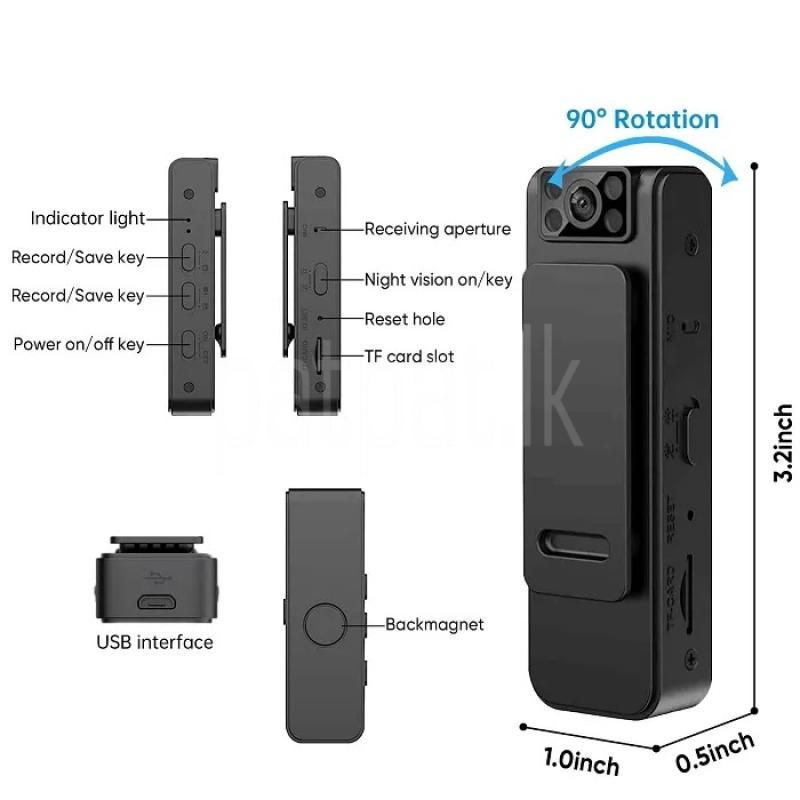 A8 Smart Video Recorder - HD Body Camera