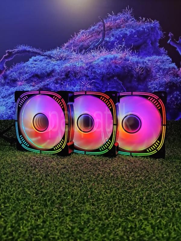 RGB Colour Auto Changing RGB Case Cooling Fans