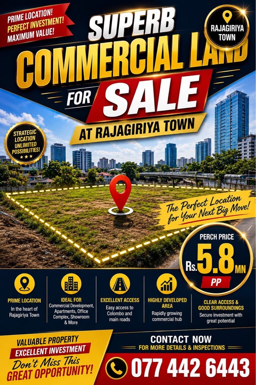 Residential Land for Sale in Rajagiriya