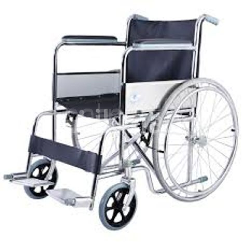 Foldable Wheel Chair Stainless Steel