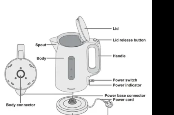 PANASONIC Electric Kettle NC-K101