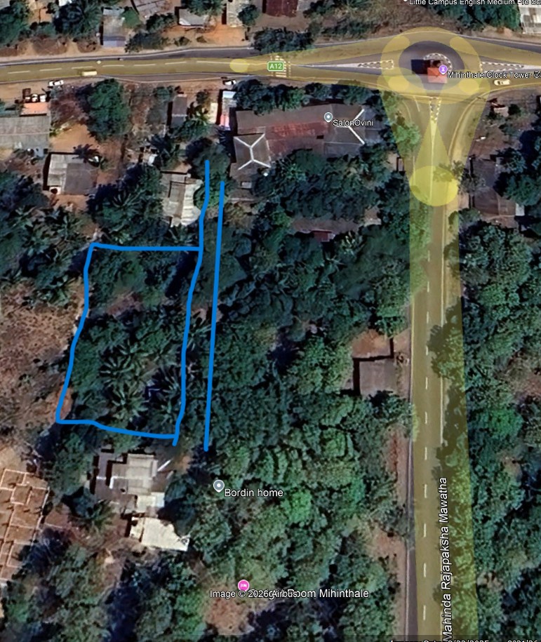 Residential Land for Sale in Mihintale