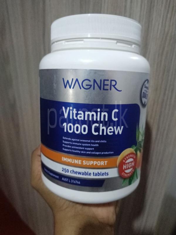 Wagner Vitamin C 1000 Chew – 250 Chewable Tablets